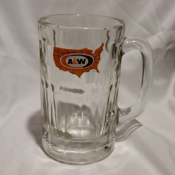 🎬 A & W Frosty Glass Mug - Picture 1 of 5